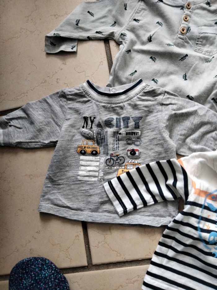 Lot de 9 maillots manches longues - photo numéro 3