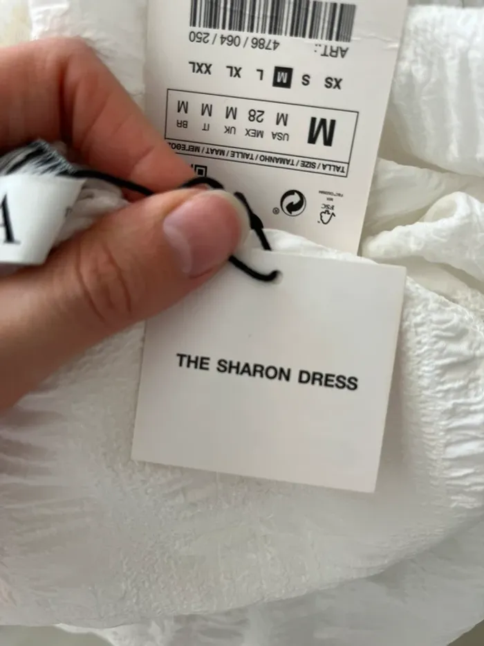 Robe Sharon blanche Zara neuve - photo numéro 8