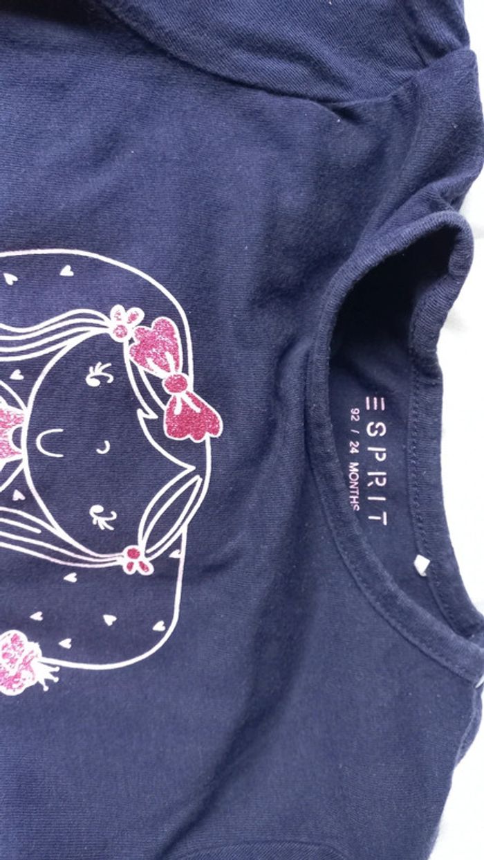 T-shirt esprit bleu marine - photo numéro 2