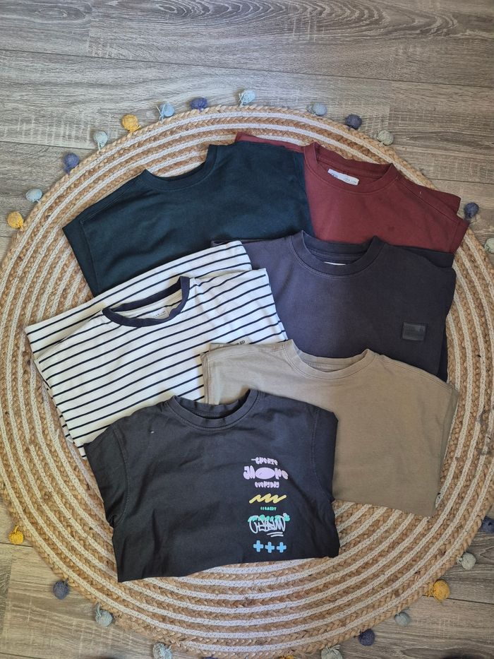 🧒 Lot 6 t-shirt  manches longues ZARA – Garçon 10 ans – Très bon état 🍂