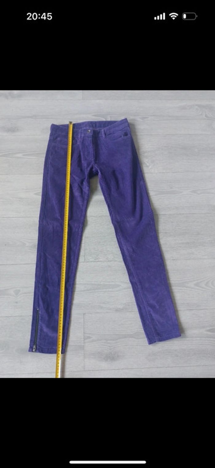 Pantalon velours Sandro taille 34 - photo numéro 7