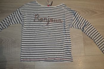 Tee shirt manches longues fin Bonjour Orchestra 6 ans