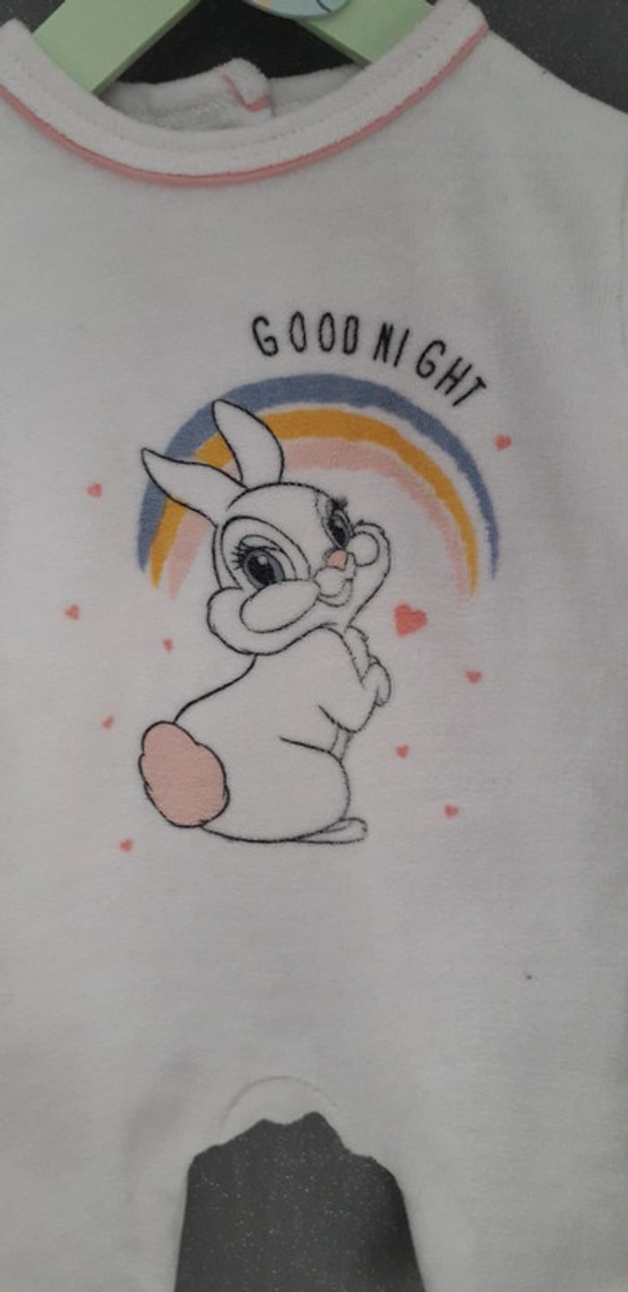 Pyjama velours 1 mois - photo numéro 3