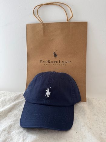 Casquette Ralph Lauren bleue foncée 