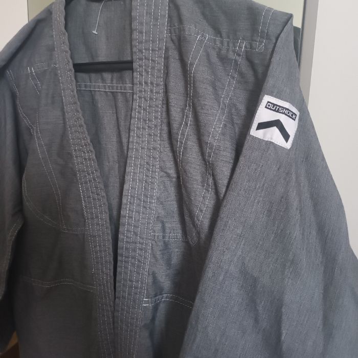 Look tendance surchemise grise casual T42/44..coton et polyester - photo numéro 2