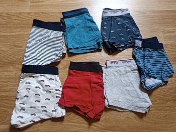 Lot de 7 caleçons 10 ans