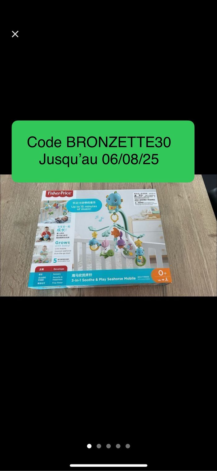 Mobile Fisher price hyppocampe