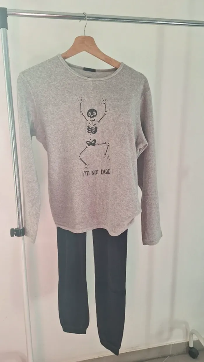 Pyjama velours garçon 14 ans - photo numéro 2