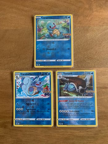 Cartes reverses Pokemon Go