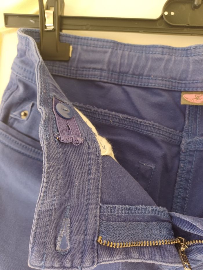 Jeans couleur bleu dur fille bilook 14 ans - photo numéro 7