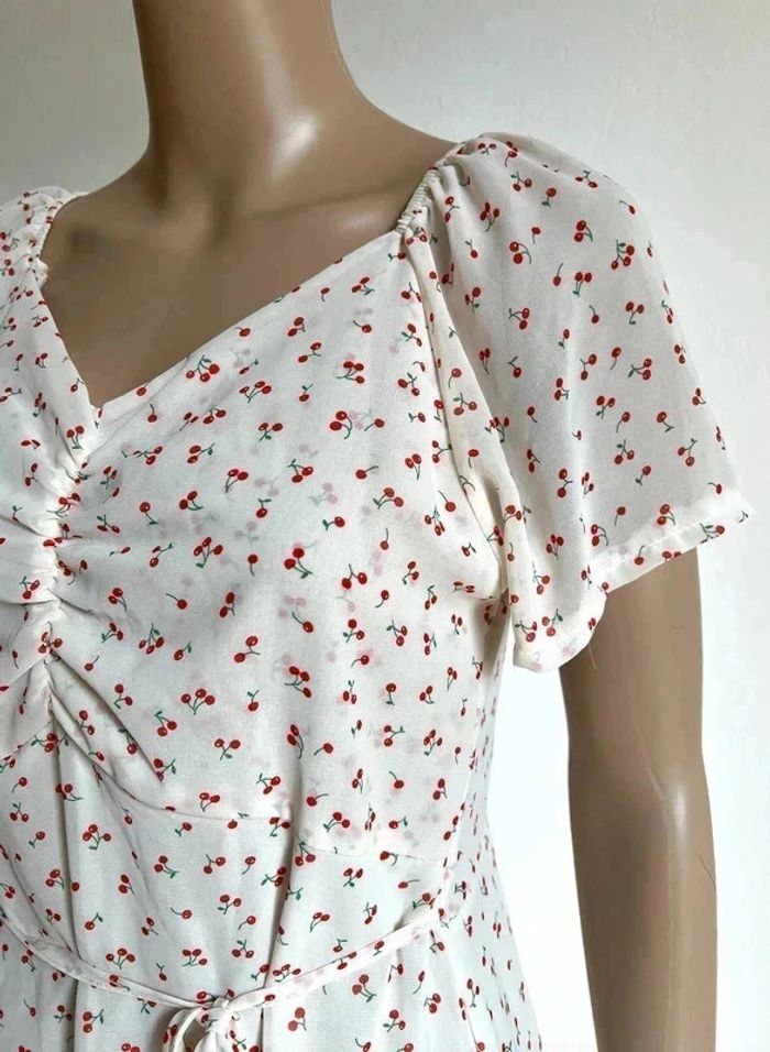 Robe printanière à motifs cerises Corée du Sud taille unique - photo numéro 3
