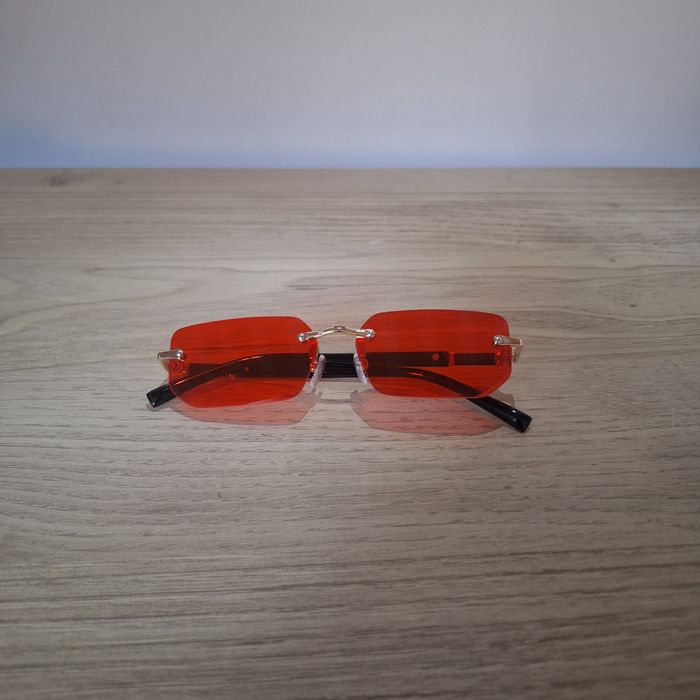 Lunettes de Soleil - Y2K Vintage 90s-2000s - Unisexe Sunglasses - Verres Teintés - photo numéro 2
