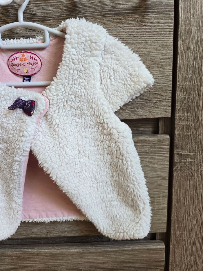 Vêtement Bébé Fille - Cardigan sans manches - Sergent Major - 24 mois 86 cm - photo numéro 3