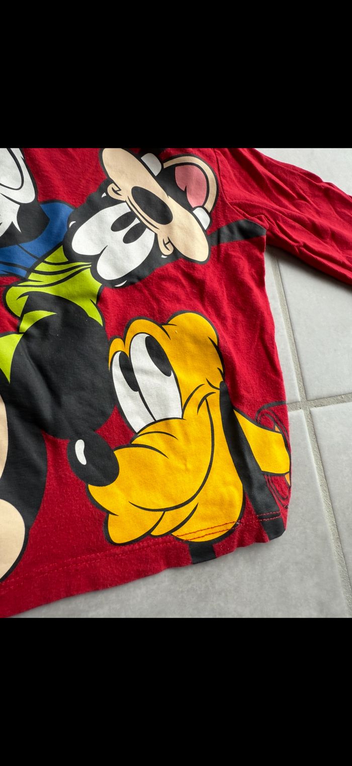 Tee shirt manches longues Disney 18 mois - photo numéro 5