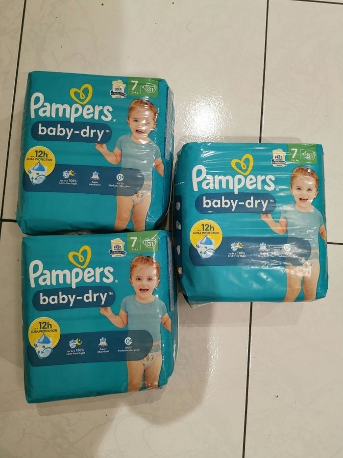 couche taille 7 lot de 93 couches