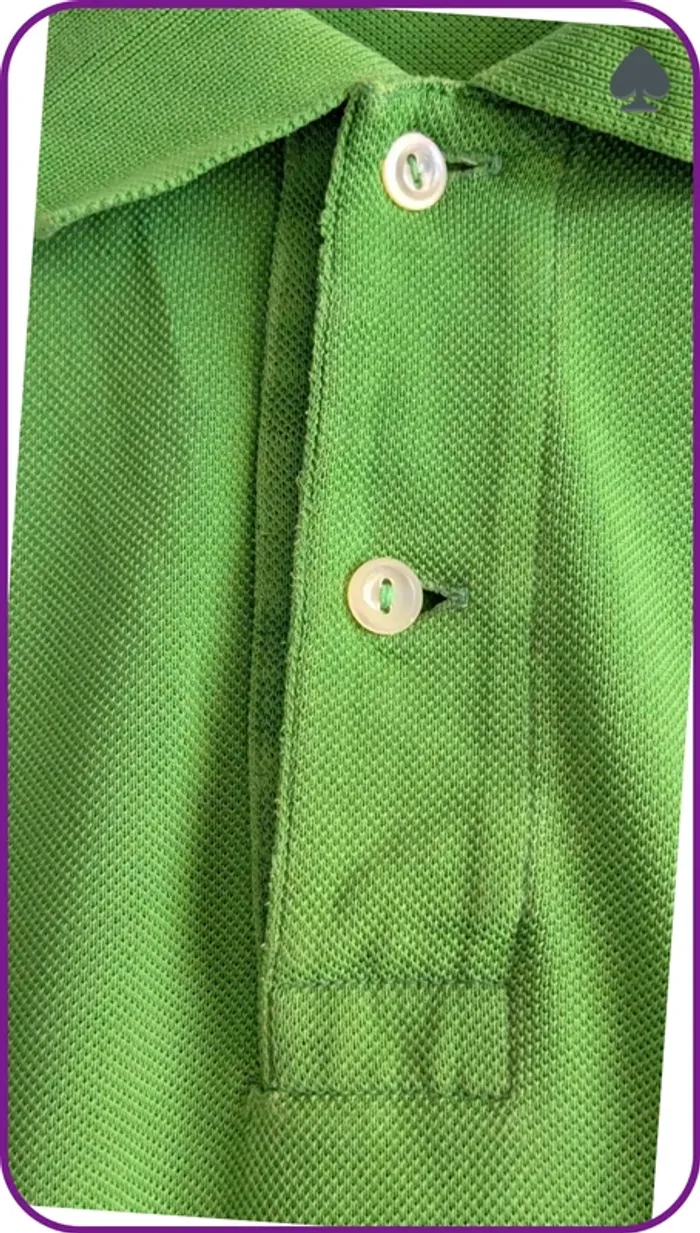 Polo Lacoste homme vert - photo numéro 4