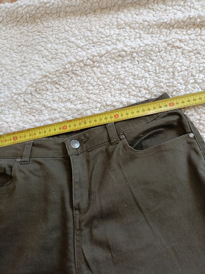 Pantalon kaki slim stretch – Woman by Gémo – coupe moderne - photo numéro 4