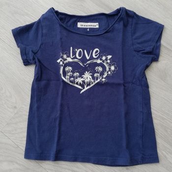 Tee-shirt "love" 4 ans
