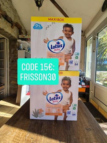 Couche taille 4 Lotus : 128 couches culottes pants