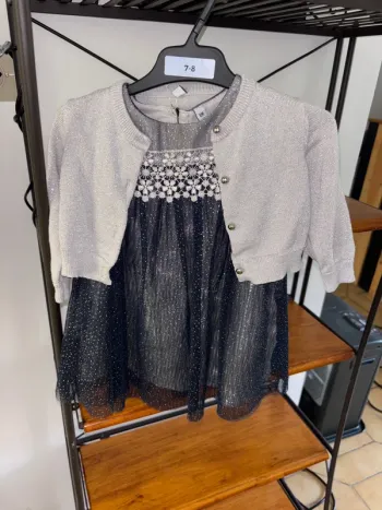 Robe + Gillet fille