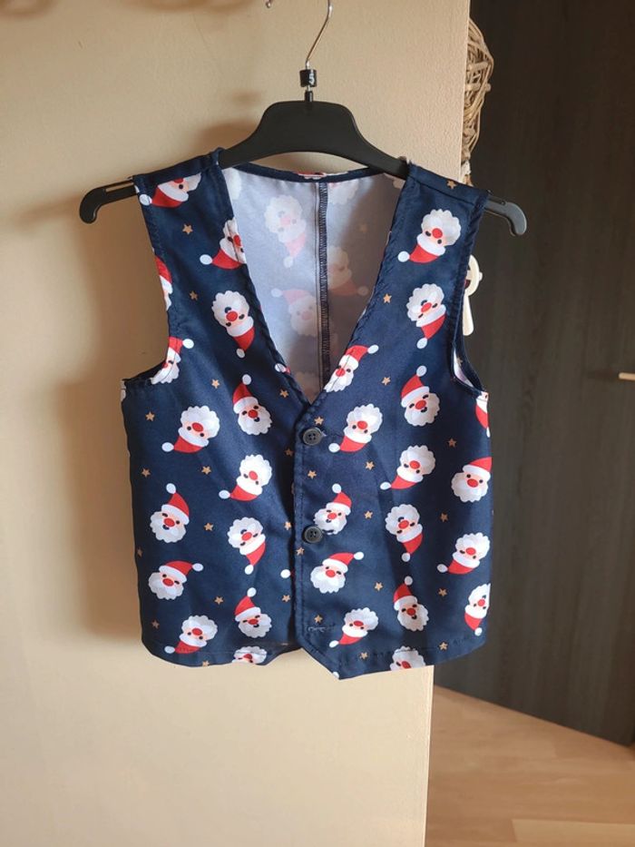Bolero sans manche Noël 8/9 ans