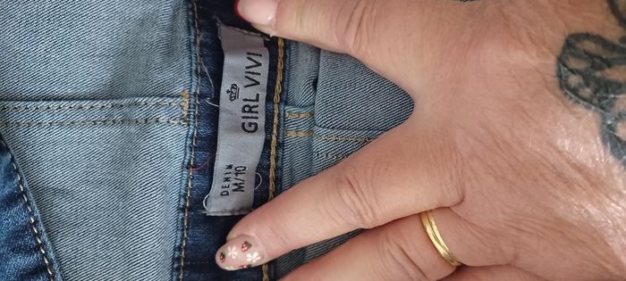 Très jolie robe jeans femme T M - photo numéro 10