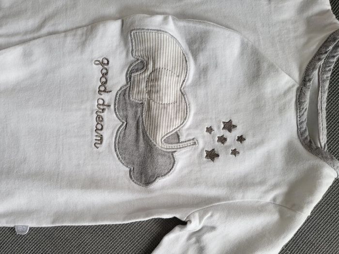 Pyjama blanc mixte , 3 mois - photo numéro 3