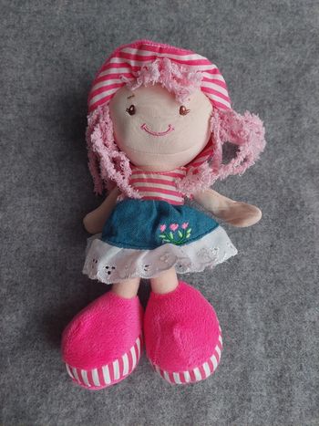 Wdk - poupée de chiffon rose