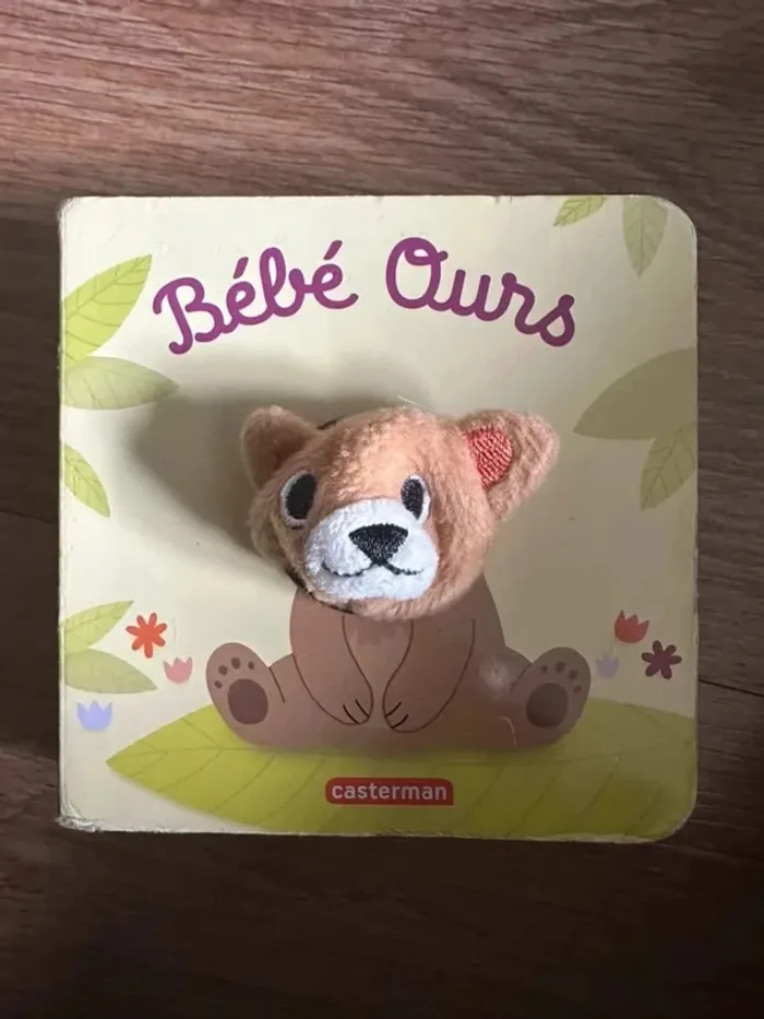Livre bébé petit ours - mes livres marionnettes - photo numéro 2