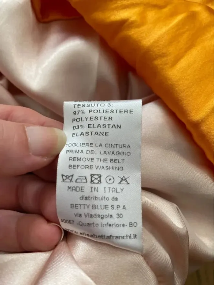 Robe bustier en soie Elisabetta Franchi taille 42 IT (38 FR) - photo numéro 9