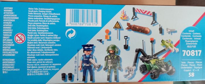 Playmobil 70817 - Starter Pack Policier et démineur - photo numéro 5