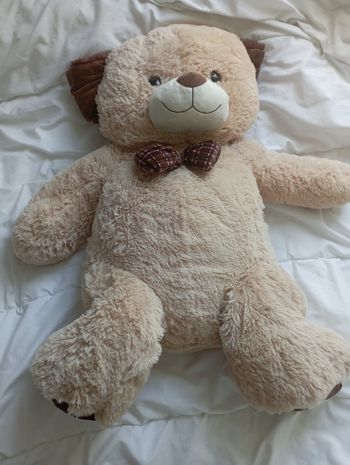 Grosse peluche ourson marron environ 80 cm 10€ neuf