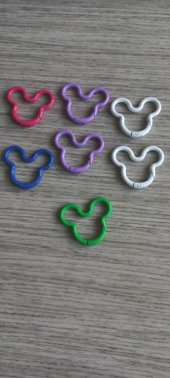 lot mousquetons mickey