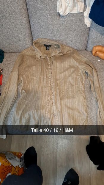 Chemise à rayure h&m