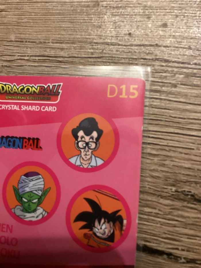 carte dragon ball panini D15 - photo numéro 4