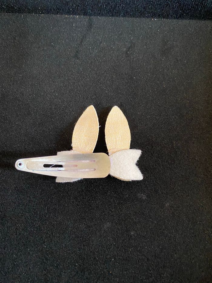 Barrette cheveux lapin - photo numéro 2