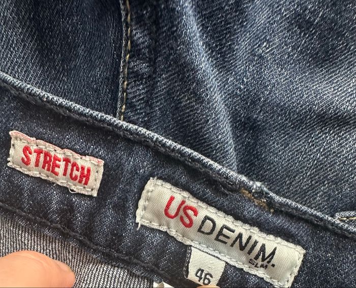 Jean denim slim bleu délavé T46 L/XL - photo numéro 5