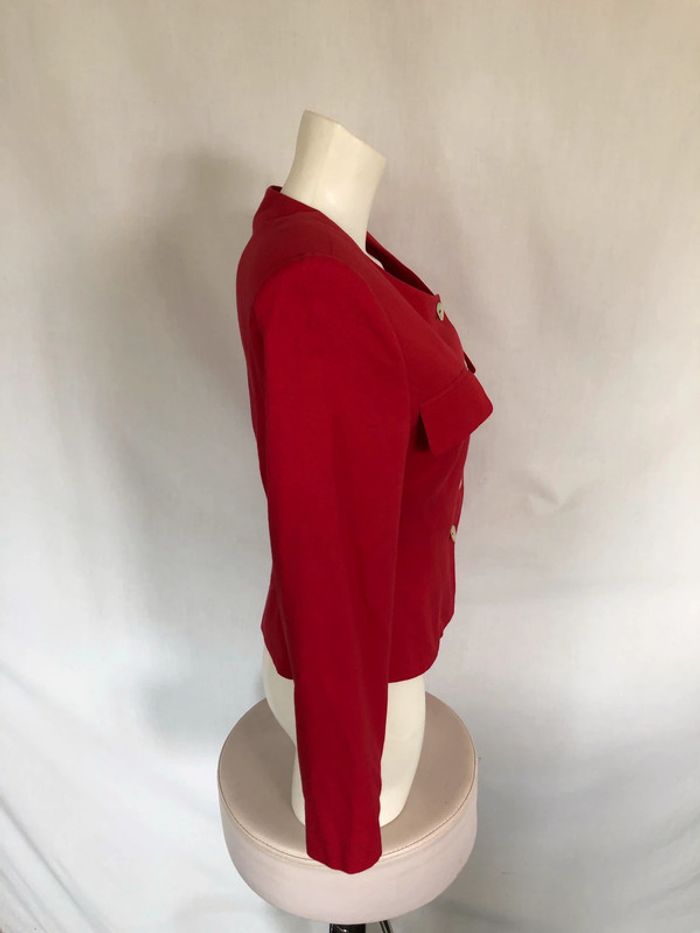Veste rouge foncé vintage Le Look taille 36 très bon état - photo numéro 3