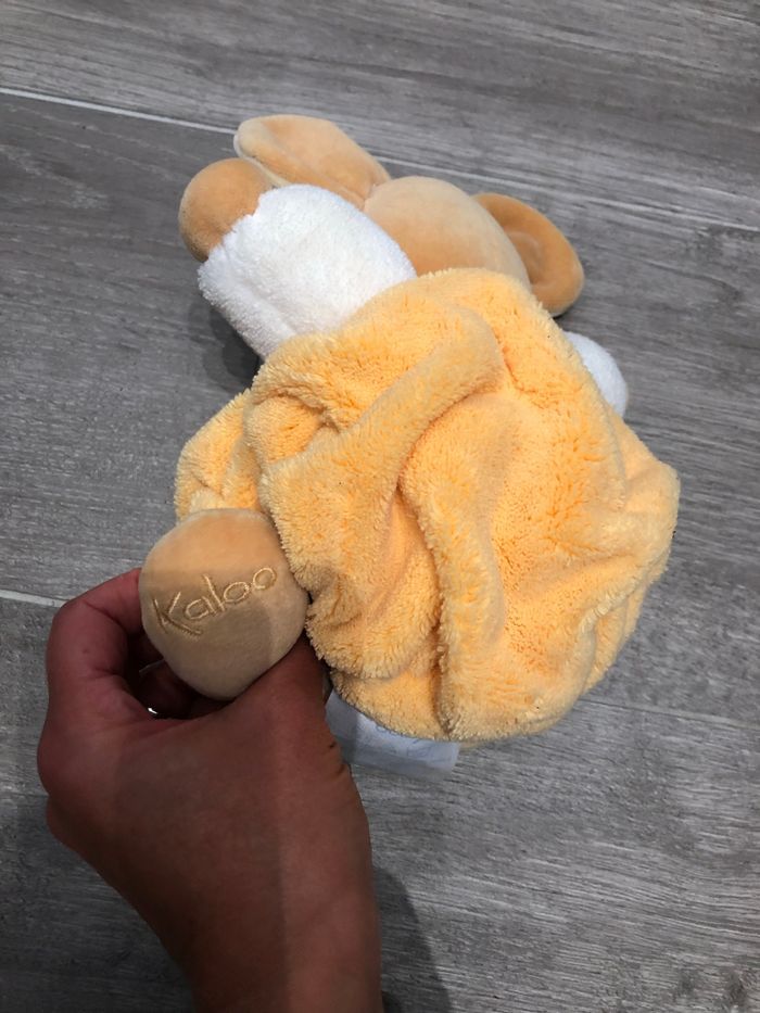 Doudou Kalou orange et blanc - photo numéro 2