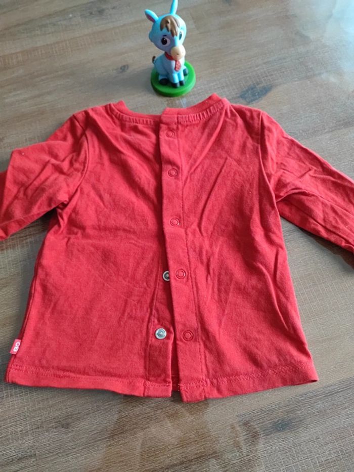 Tee-shirt manches longues rouges - photo numéro 4