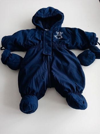 Combinaison Hiver bleu T 3 mois
