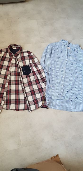 Lot 2 chemises 13/14 ans zara
