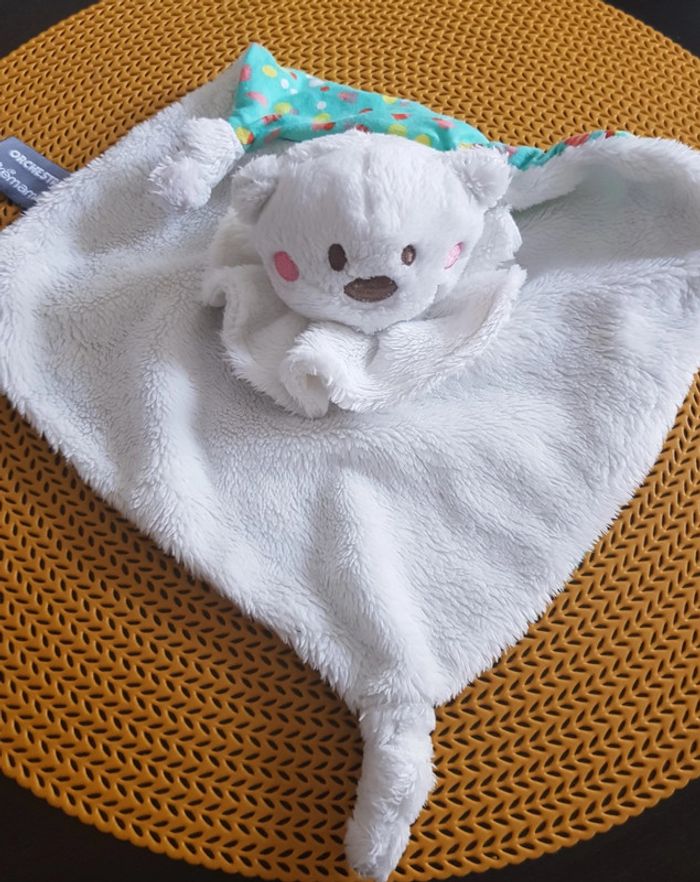 Doudou ours blanc orchestra - photo numéro 2