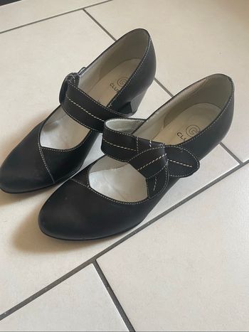 Chaussures a talon cuir gemo