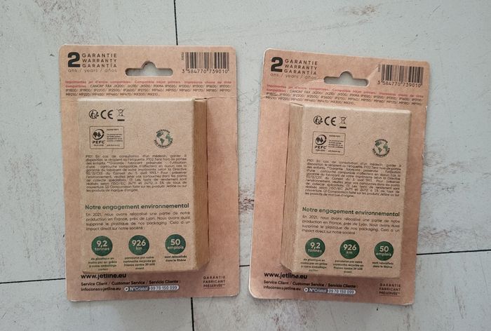 Lot 2 cartouches noire jet line 40/50 - photo numéro 3