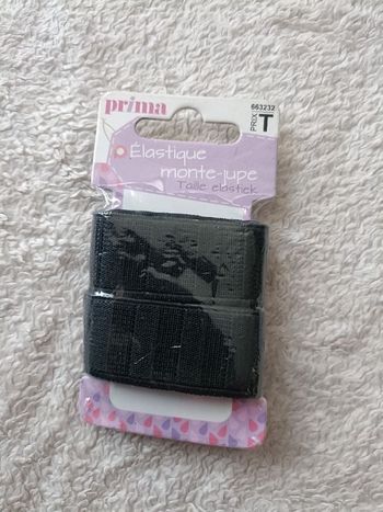 Élastique monte-jupe d'environ 2.5cm de largeur