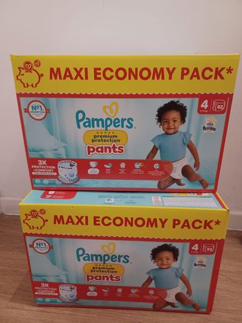 2 Maxi-Eco-pack Pampers premium pants Taille 4