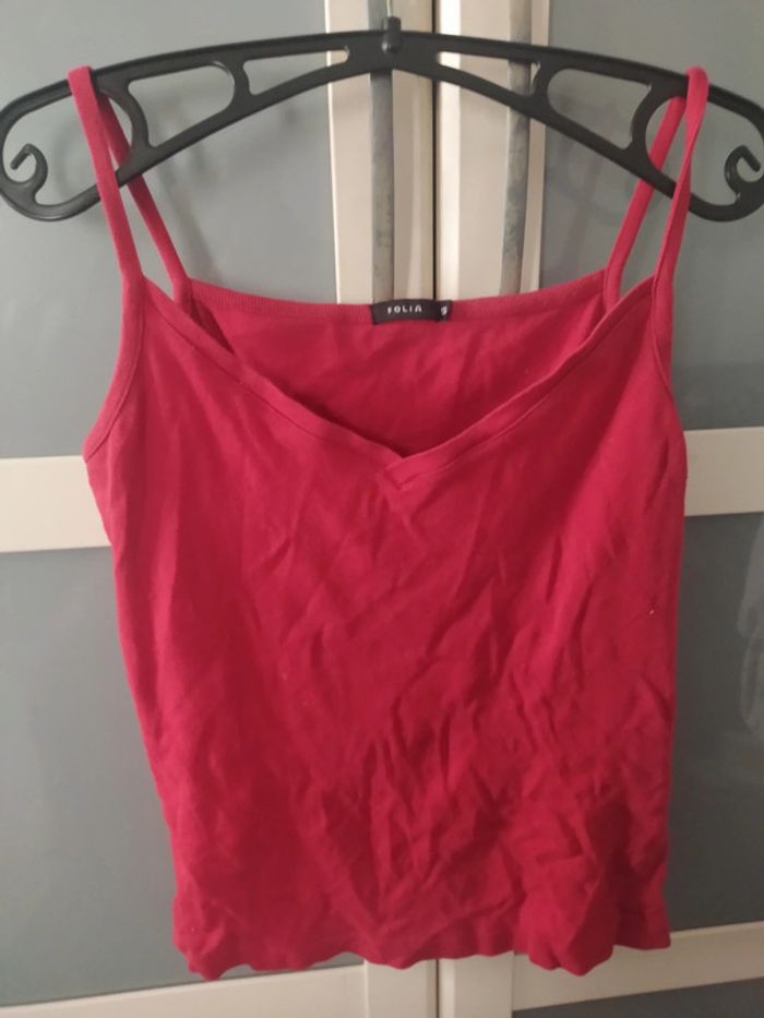 Débardeur rouge