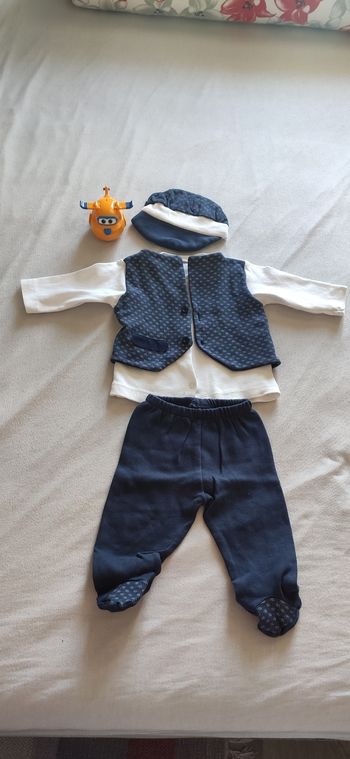 Ensemble bébé garçon 3 mois , 3 pièces