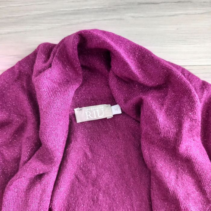 Gilet femme violet Jacqueline Riu taille M - photo numéro 2